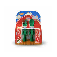 Load image into Gallery viewer, Tractor Cutlery Set Green