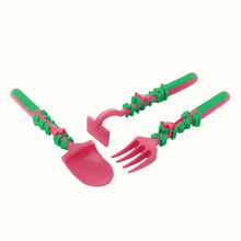 Load image into Gallery viewer, Garden Fairy Cutlery 3PC Set
