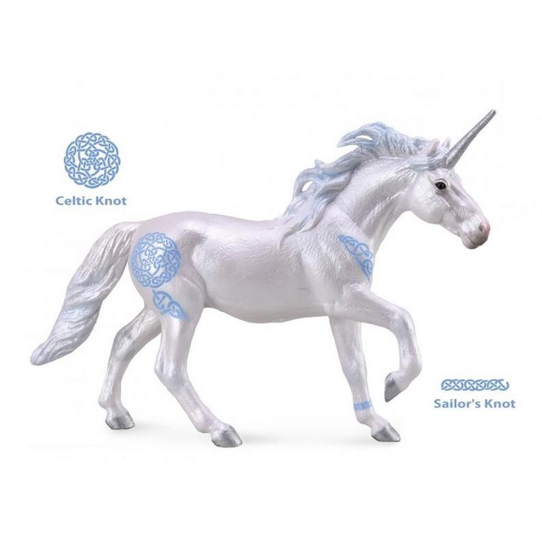 Unicorn Blue Stallion Figurine - CollectaA
