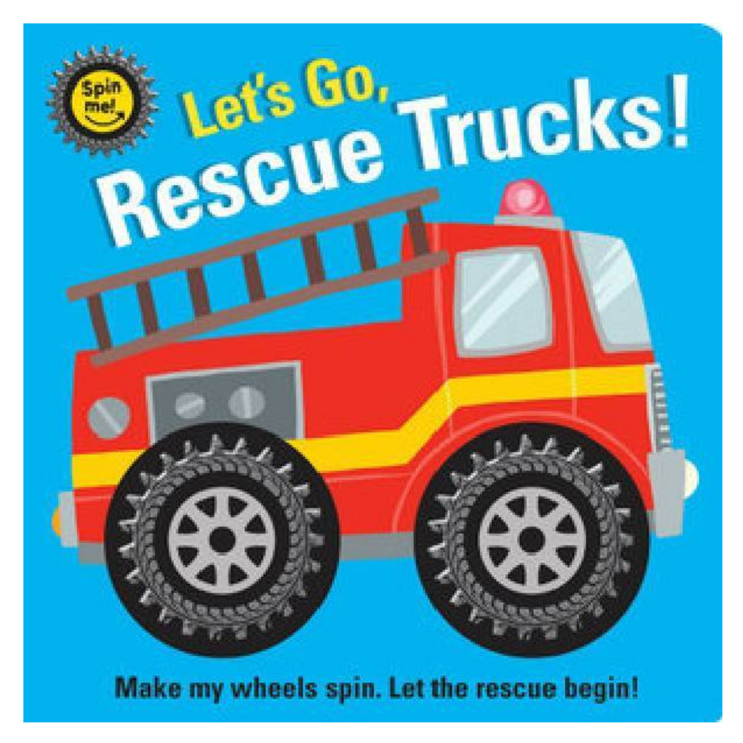 Spin Me Rescue Trucks Fidget Book