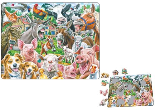 Happy Farm Animal Puzzle