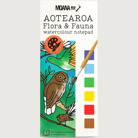 Watercolour Notepad Flora and Fauna