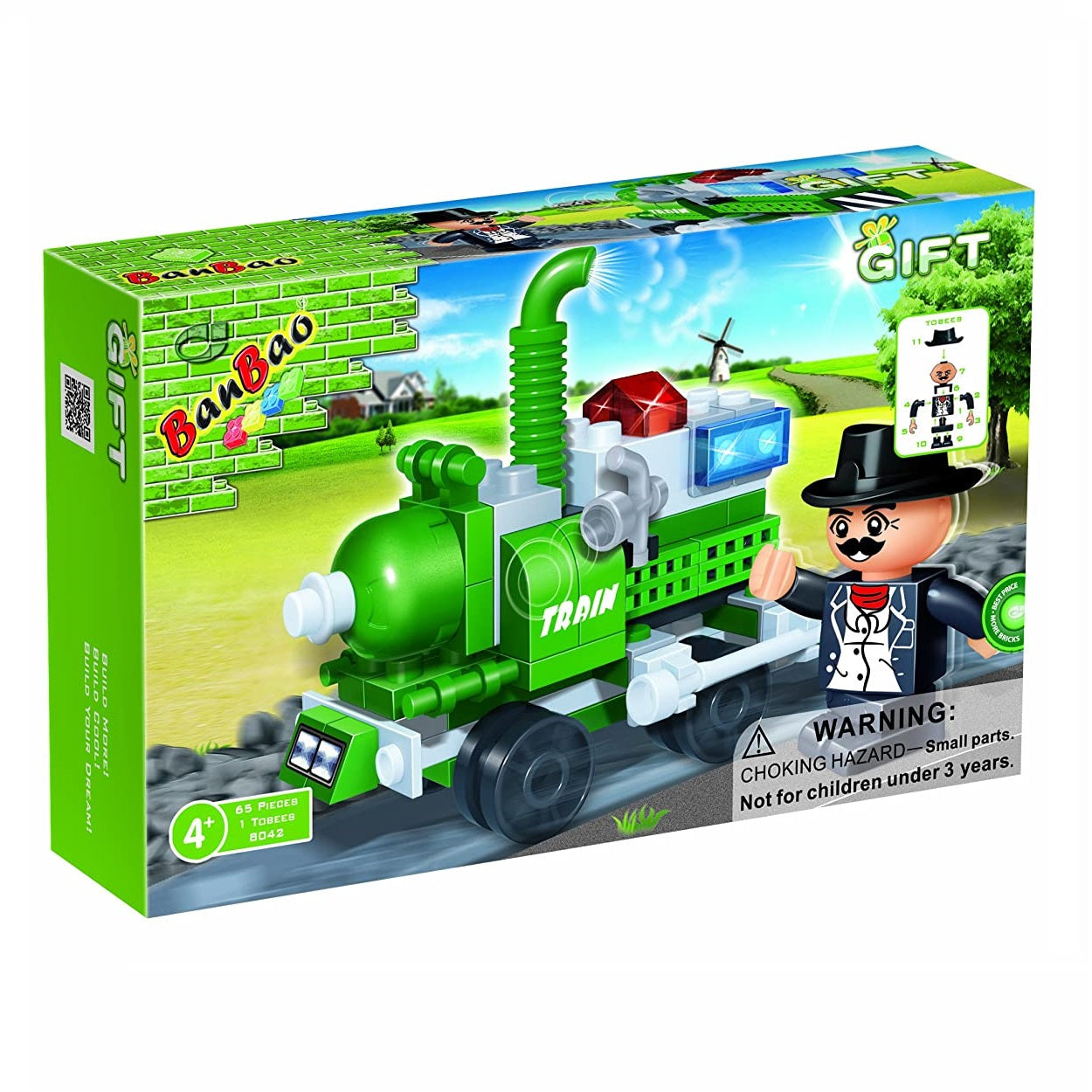 BanBao Steam Train Building Set – Butterfly Creek Gift Shop