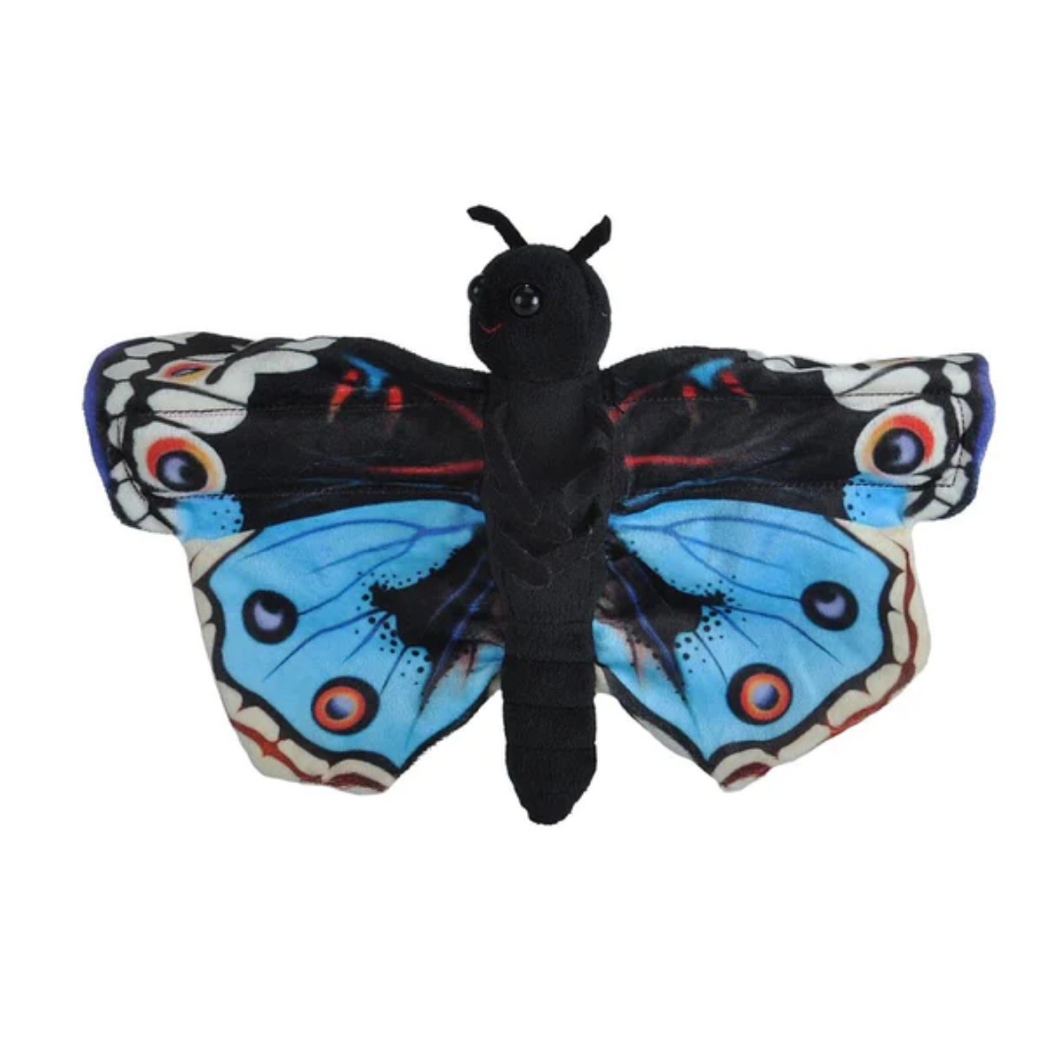 Blue Pansy Butterfly Huggers - Soft Toy