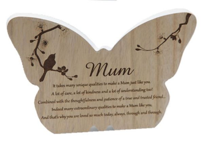 Butterfly 'Mum' Plaque