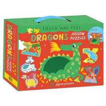 Load image into Gallery viewer, Touch &amp; Feel Dragon Puzzle Boxset - 5 Puzzles in 1
