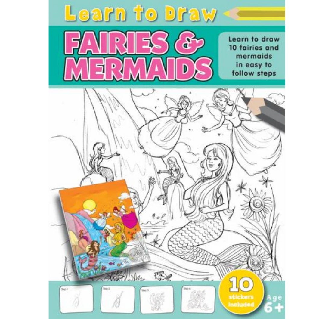 Fairies & Mermaids Learn 2 Draw - BD