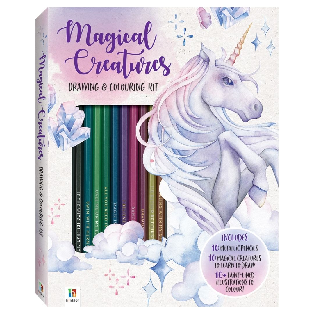 Magical Creatures Drawing Kit, Unicorn Art Kit