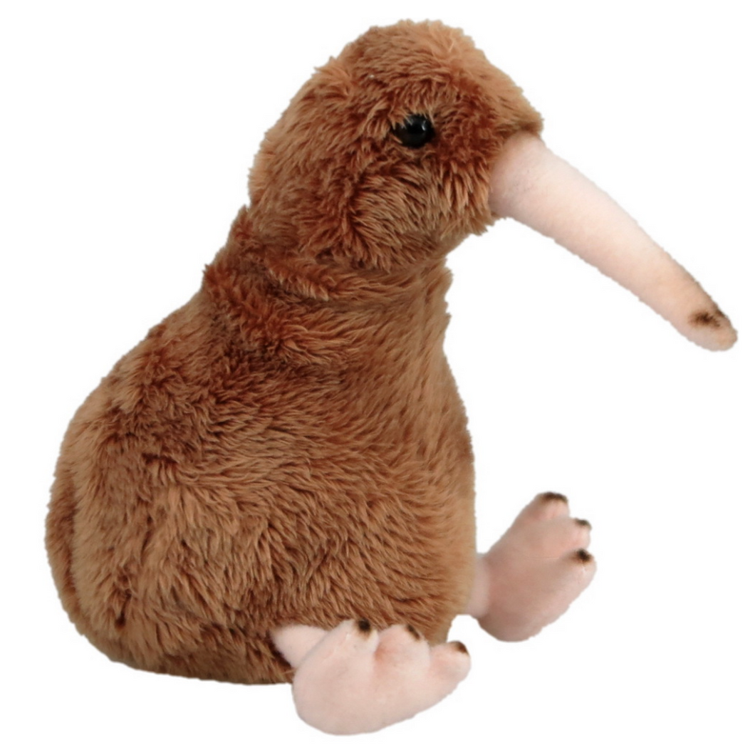 Mini Brown Kiwi Soft Toy and Finger Puppet