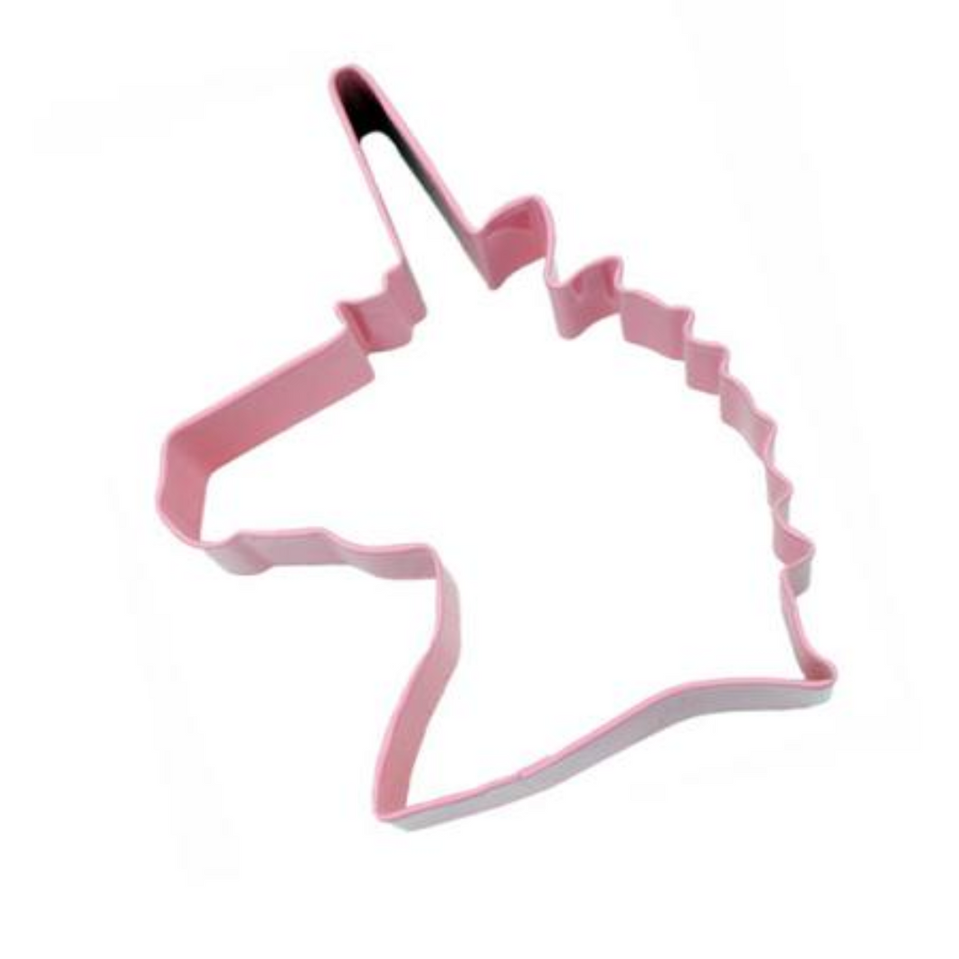 Pink Unicorn-Head Cookie Cutter