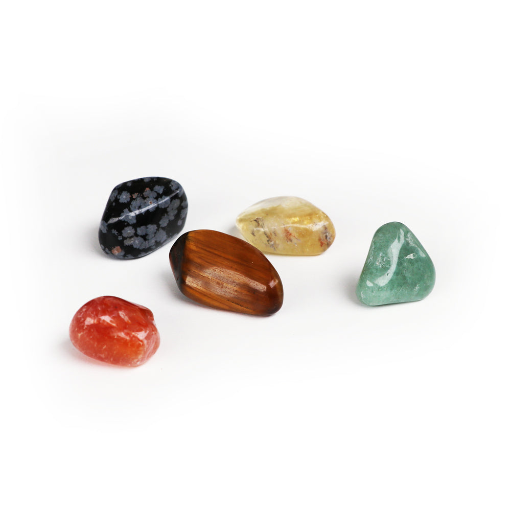 Polished Earth Tone Gemstone Collection