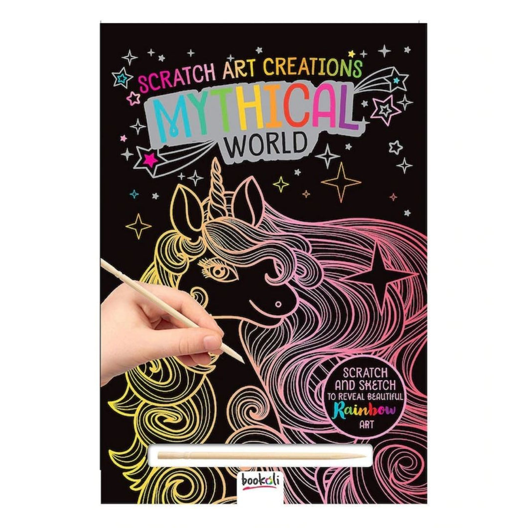 Scratch Art Book - Mythical World