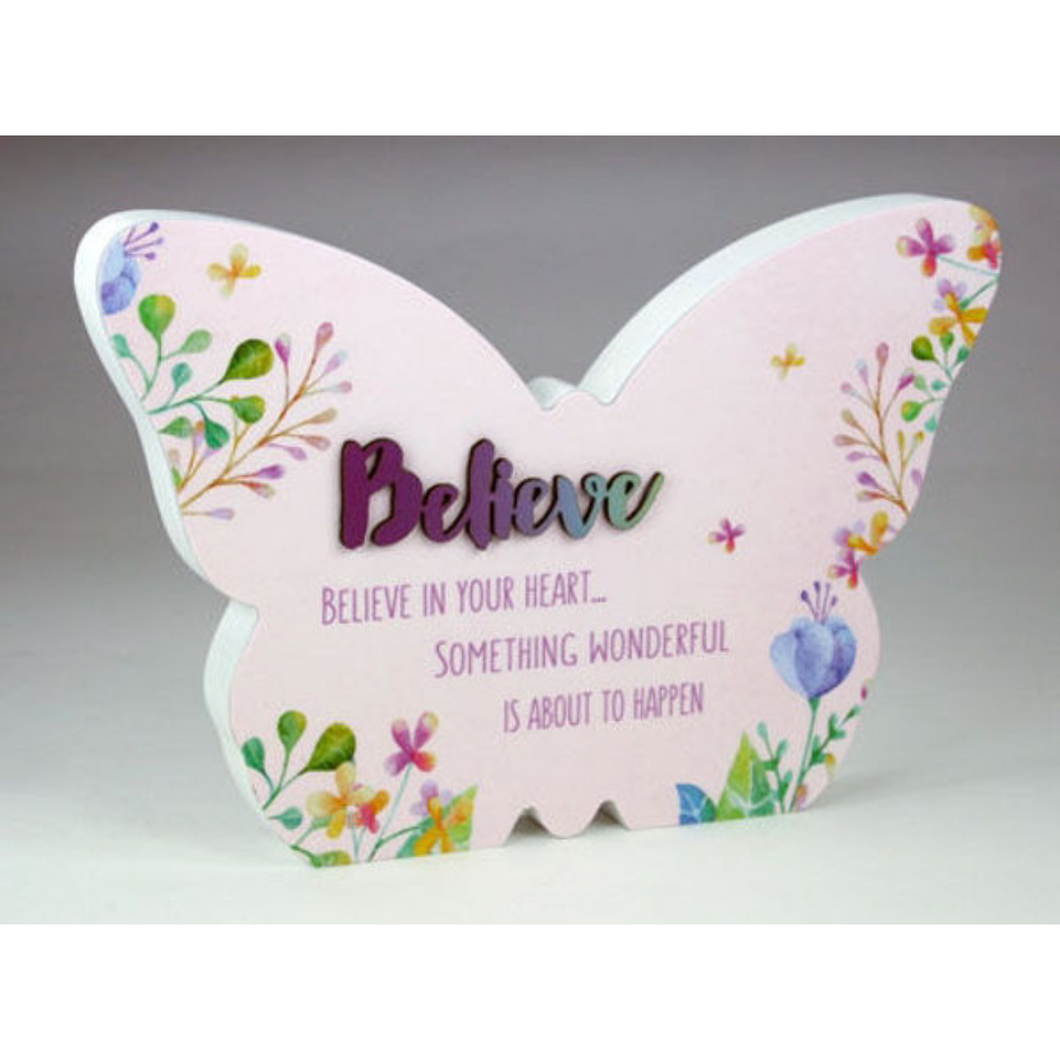 Spring Butterfly Plaque