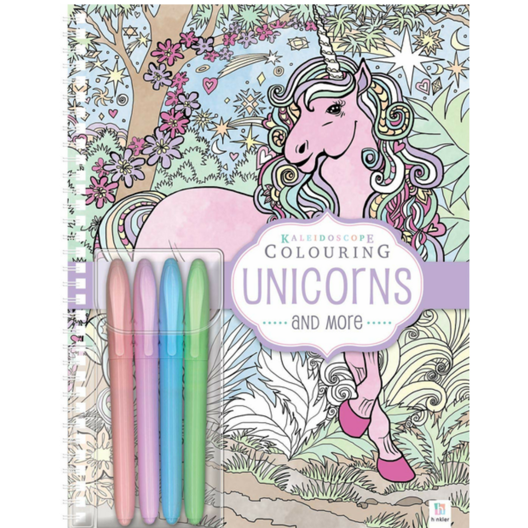 Kaleidoscope Unicorn Color Book