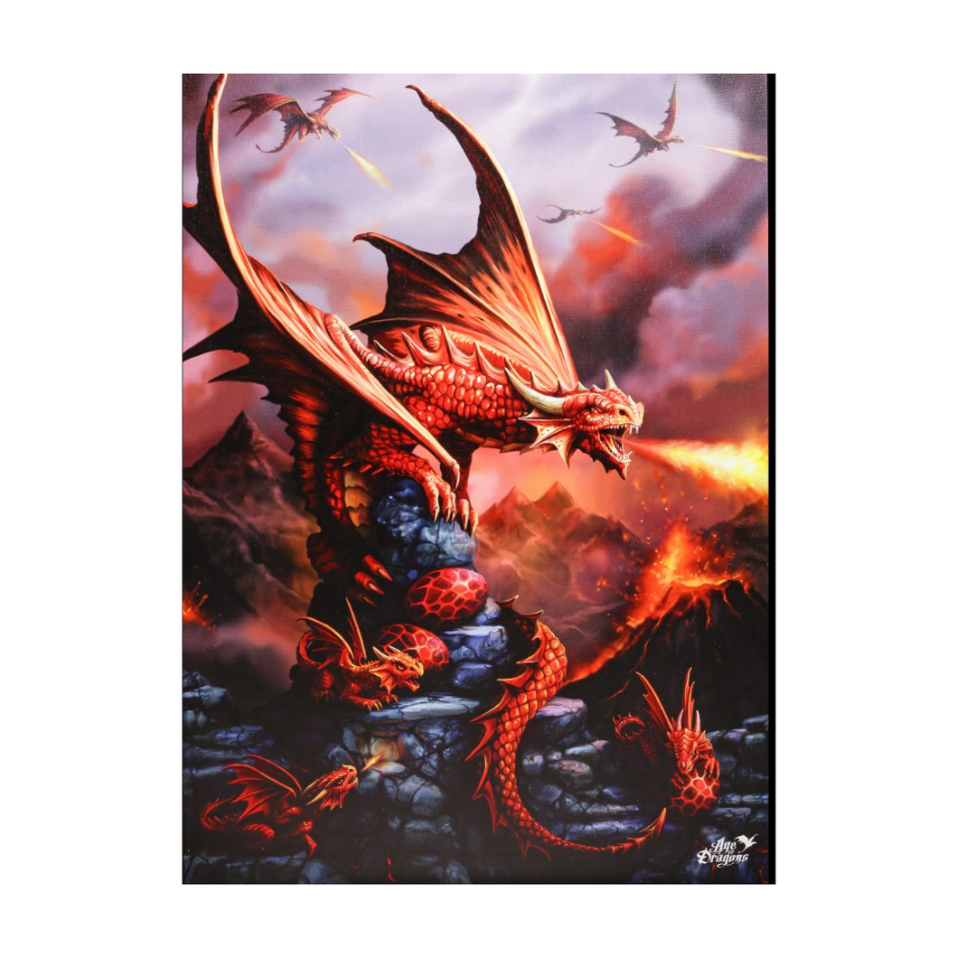 Small Dragon Fire Canvas