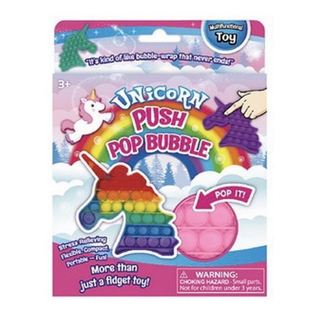 Unicorn Push Pop Bubble