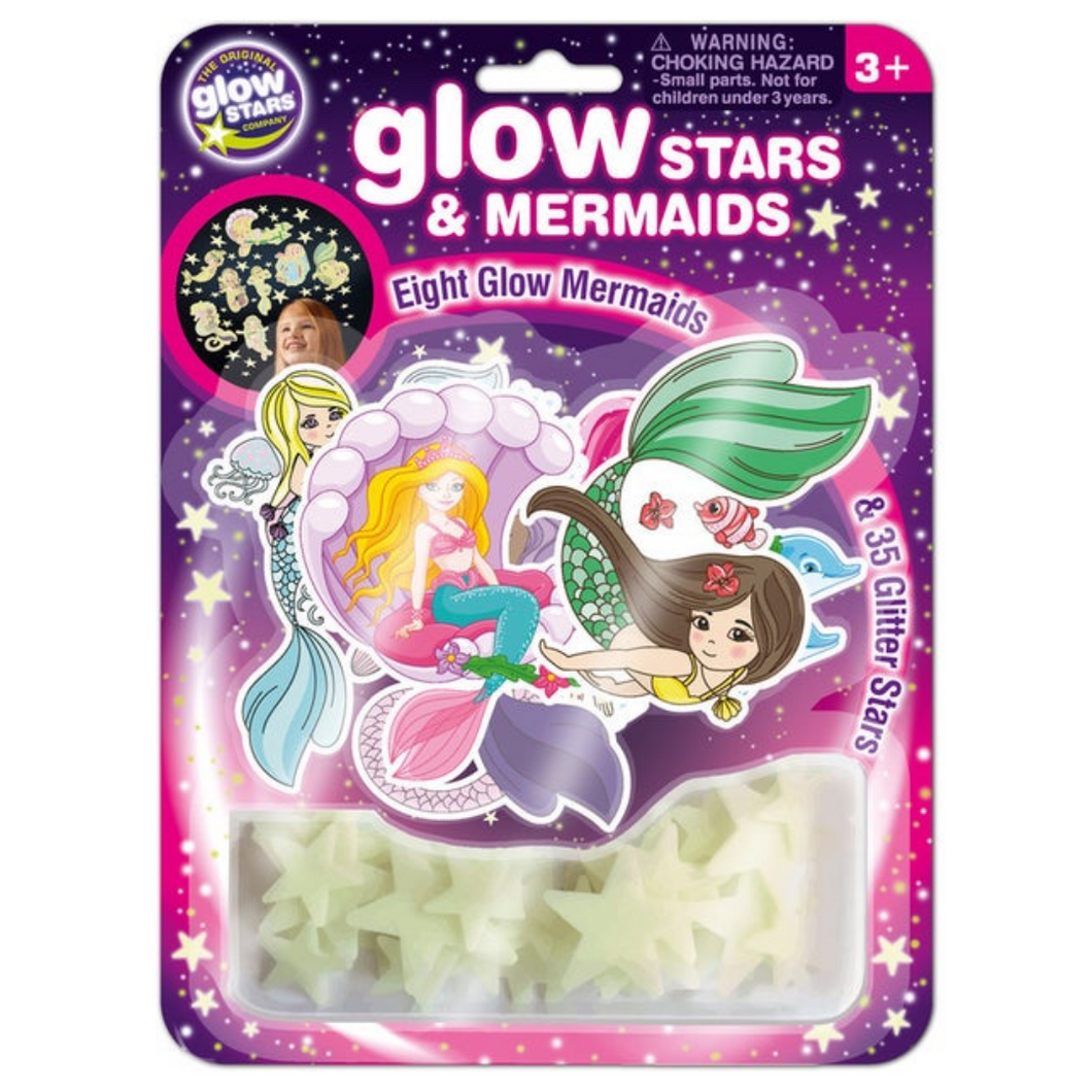 Glow In the Dark Mermaid & Stars