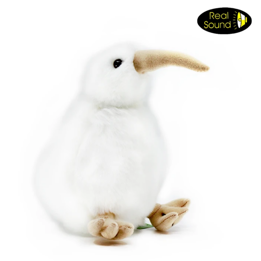 White Kiwi Soft Toy with Sound