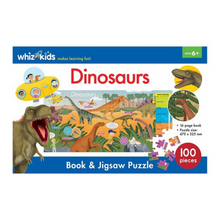 Load image into Gallery viewer, WhizKids Book &amp; Jigsaw Dino-BD
