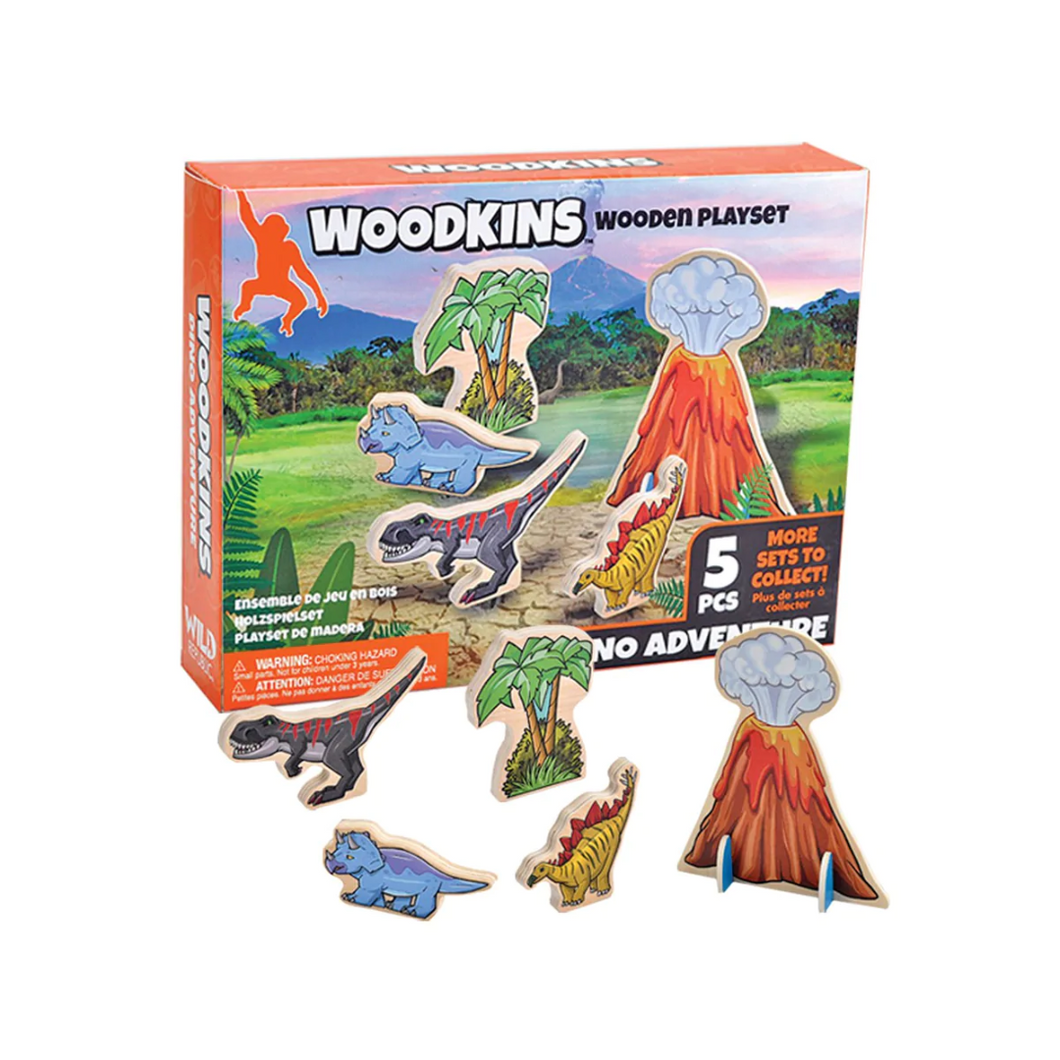 Dinosaur Wooden Playset